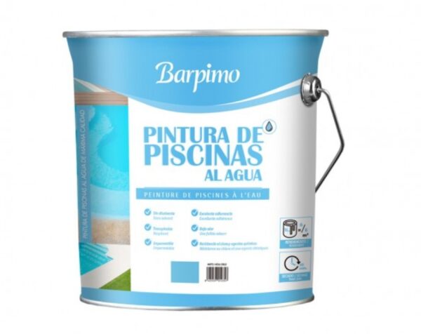 PINTURA PISCINAS AL AGUA AZUL CIELO 4 Lts.