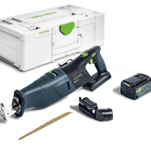SIERRA DE SABLE FESTOOL RSC 18 EB-Basic (1 BATERÍA 5,0 GRATIS)