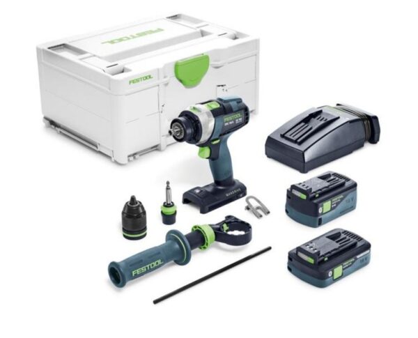 TALADRO ATORNILLADOR DE PERCUSIÓN A BATERÍA FESTOOL TPC 18/4 5,0/4,0 I-Plus