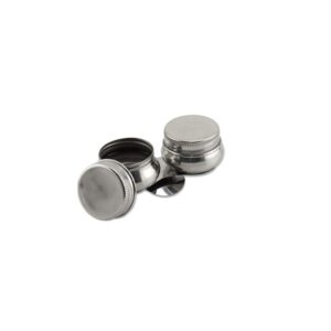 POCILLO DOBLE METÁLICO CON TAPA DE ROSCA 40 MM TALENS