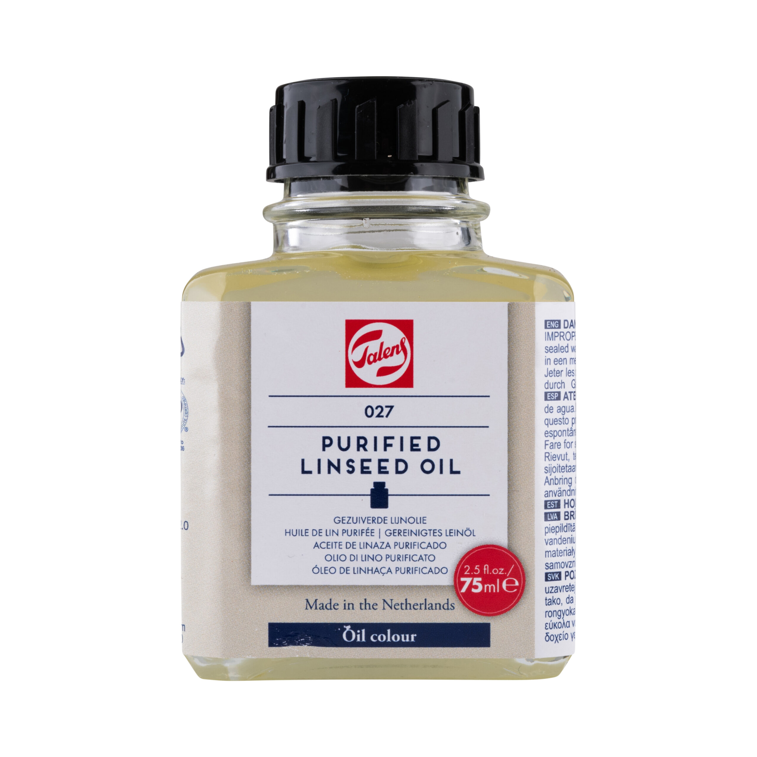 ACEITE DE LINAZA PURIFICADA (027) 75 ML TALENS