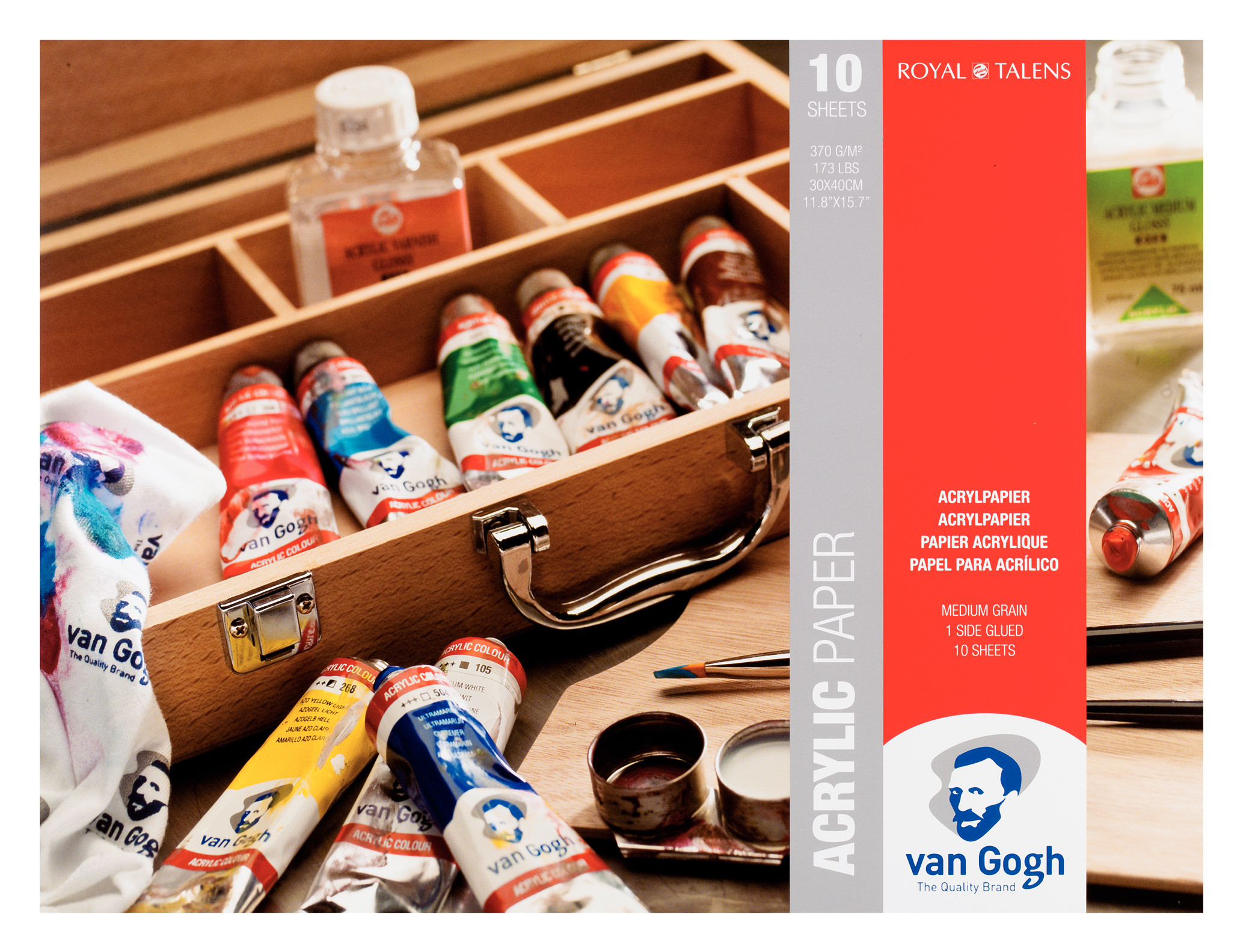 BLOC DE PAPEL PARA ACRÍLICO VAN GOGH TALENS