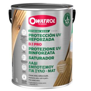 OWATROL D1-PRO: ACEITE SATURADOR PARA MADERAS DURAS
