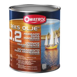 OWATROL DEKS OLJE D.2: BARNIZ MARINO BRILLANTE Y FLEXIBLE 1 LTS.