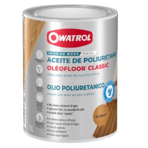 OWATROL OLÉOFLOOR® NATURAL: ACABADO ACEITE MATE BASE AGUA DE ALTO RENDIMIENTO