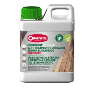 OWATROL PREPDECK®: DECAPANTE/LIMPIADOR PARA MADERA EXTERIOR