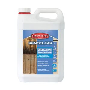 OWATROL RENOCLEAR: DECOLORANTE RECUPERADOR PARA MADERA EXTERIOR 5 LTS.